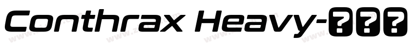 Conthrax Heavy字体转换